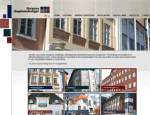 Tablet Screenshot of horsens-ungdomsboliger.dk